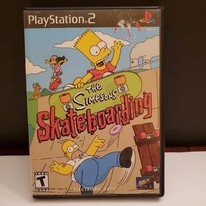 Playstation 2 game The Simpsons Skateboarding